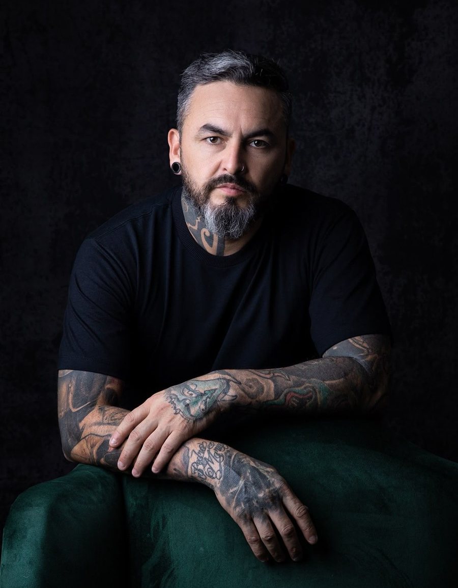 Lead tattoo artist at Ink Studio, black and grey realism specialist
